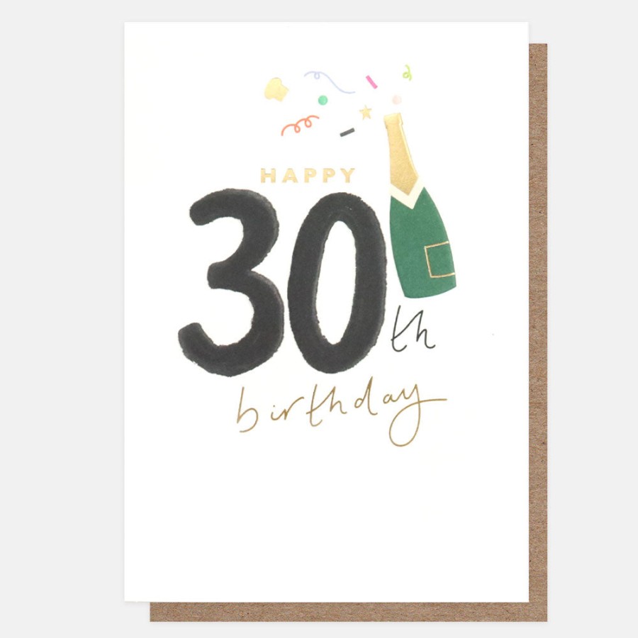 Hot CAROLINE GARDNER Champagne 30Th Birthday Card