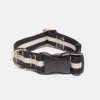 Best CAROLINE GARDNER Black/White Stripe Dog Collar