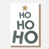 Best CAROLINE GARDNER Ho Ho Ho Tree Small Christmas Card Pack Of 10