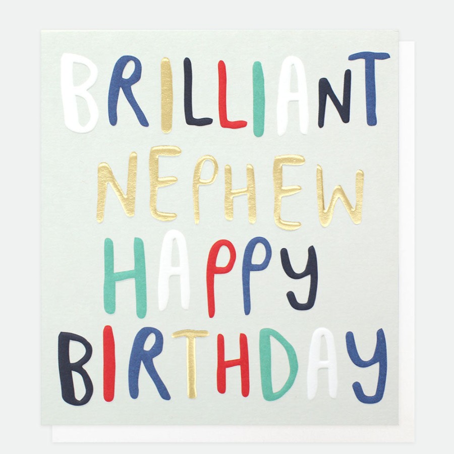 Online Caroline Gardner Brilliant Birthday Card For Nephew