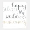 New Caroline Gardner Silver Wedding Anniversary Card