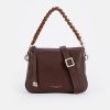 Wholesale GIANNI Dark Brown Leather Small Mia Bag