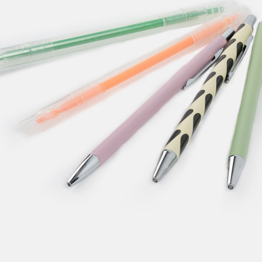 Hot CAROLINE GARDNER Mono Hearts Essential Desk Set Of 5 Pens