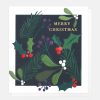 Best CAROLINE GARDNER Christmas Foliage Charity Christmas Card Pack Of 8