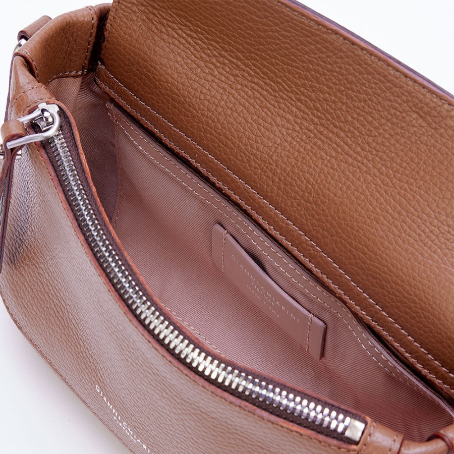 Best GIANNI Brown Leather Ally Bag