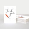 Clearance Caroline Gardner Pen Thank You Notecards Pack Of 10