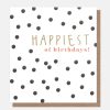 Best Caroline Gardner Small Spot Birthday Card