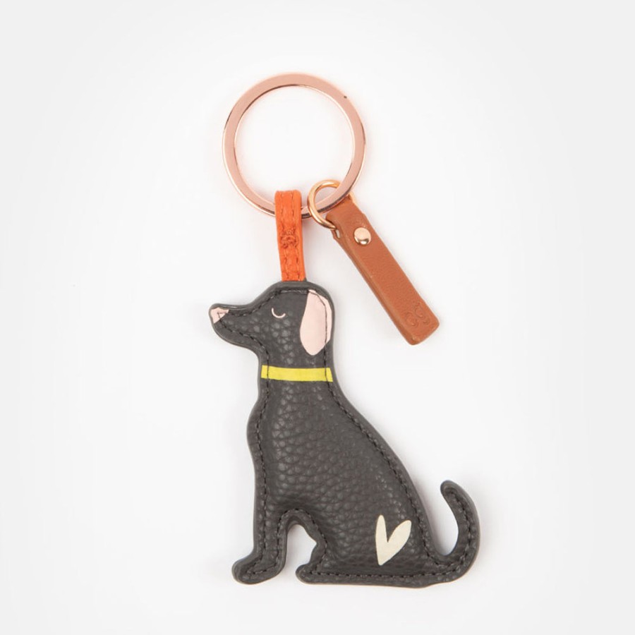 Wholesale CAROLINE GARDNER Black Labrador Dog Keyring