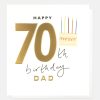 Hot CAROLINE GARDNER Cake 70Th Birthday Card For Dad