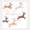 Online CAROLINE GARDNER Reindeer Charity Christmas Card Pack Of 8