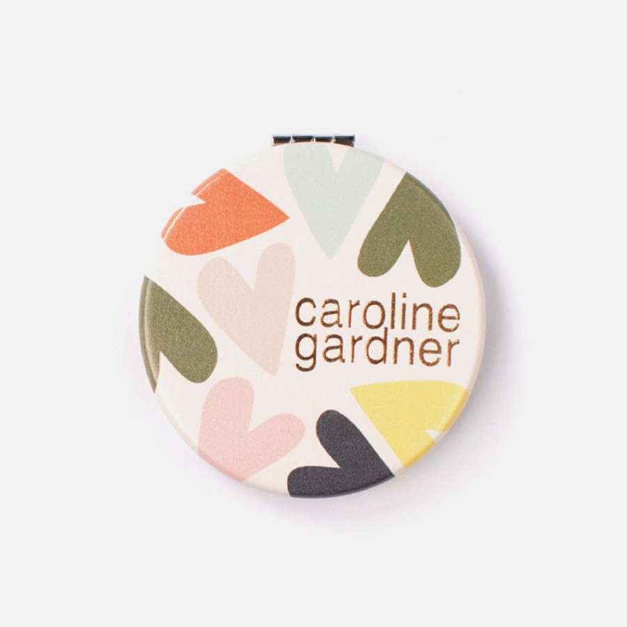 Best CAROLINE GARDNER Multi Hearts Pocket Mirror