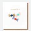 New Caroline Gardner Mini Poms Sweeties Thank You Card