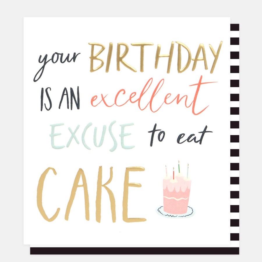 Hot Caroline Gardner Excuse To Eat Cake Birthday Card