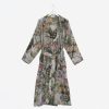 Best ONE HUNDRED STARS Putty Blooms Lightweight Dressing Gown