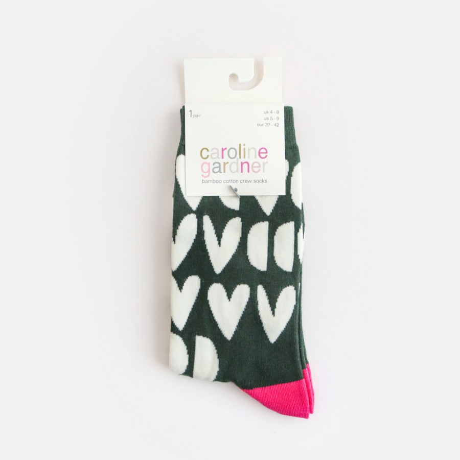 Clearance Caroline Gardner Mini Hearts Socks