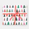 Online CAROLINE GARDNER Colourful Trees Christmas Wrapping Paper