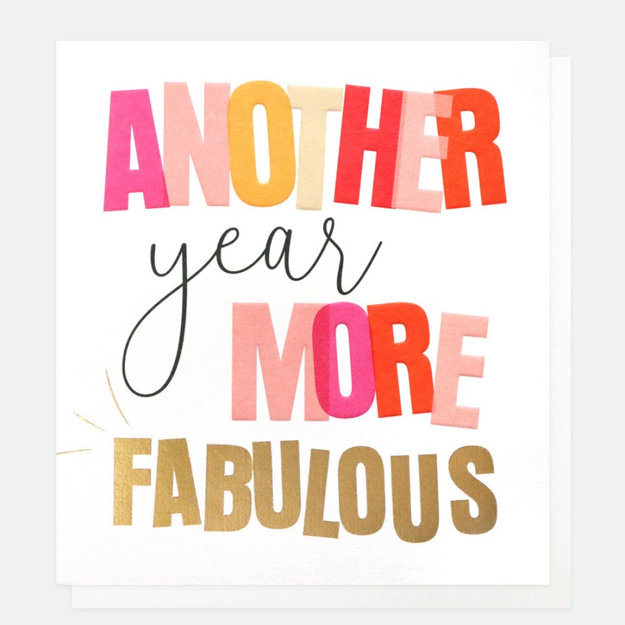 New Caroline Gardner Another Year More Fabulous Birthday Card