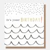 Best Caroline Gardner Mini Spot & Wave Birthday Card