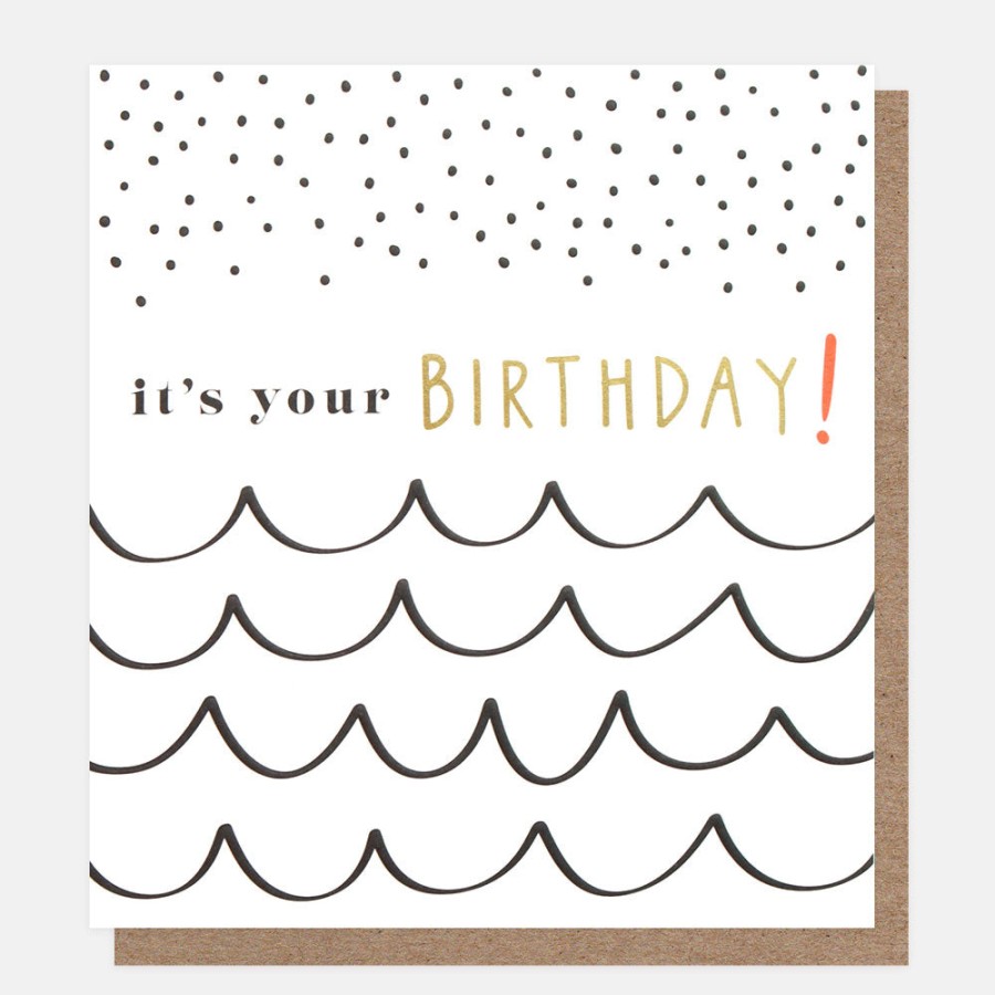 Best Caroline Gardner Mini Spot & Wave Birthday Card