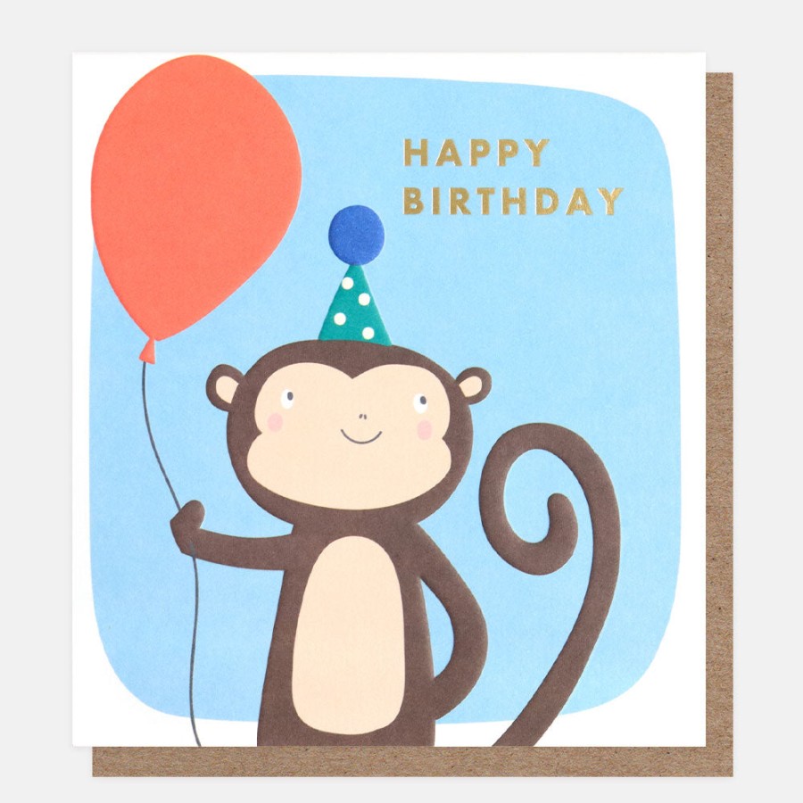 Best Caroline Gardner Monkey Birthday Card