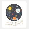 Wholesale CAROLINE GARDNER Space Planets Brilliant Birthday Card