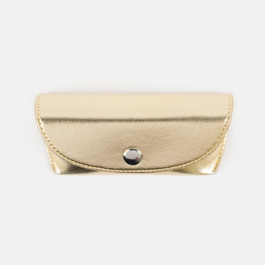 Online CAROLINE GARDNER Gold Flap Glasses Case