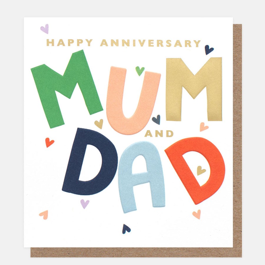 Online CAROLINE GARDNER Mum & Dad Anniversary Card