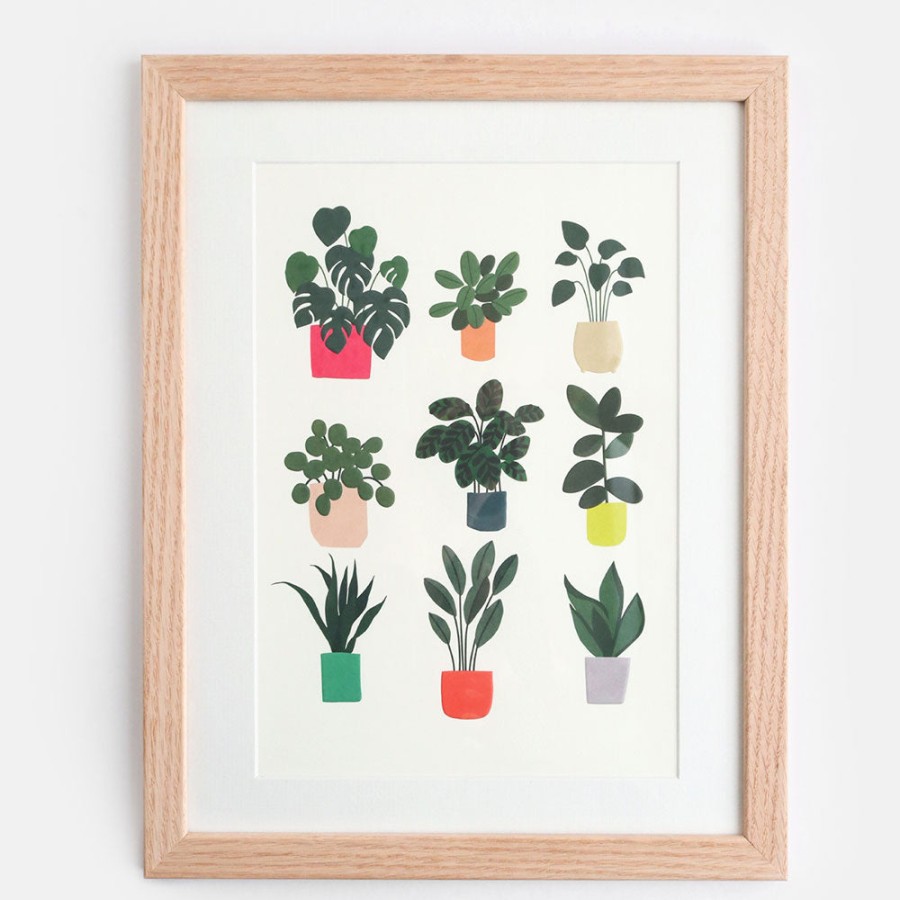 Wholesale Caroline Gardner House Plants Wall Art