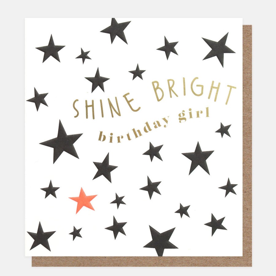 Wholesale Caroline Gardner Shine Bright Birthday Card