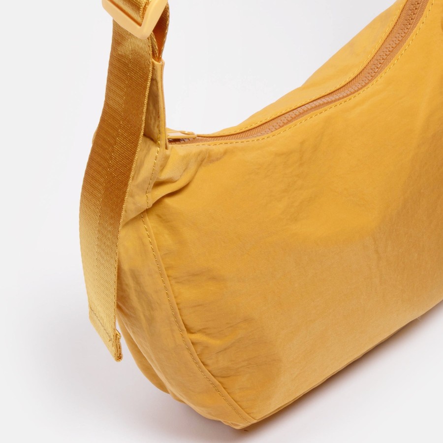 New FASHION CITY Mustard Yellow Nylon Crossbody Bag