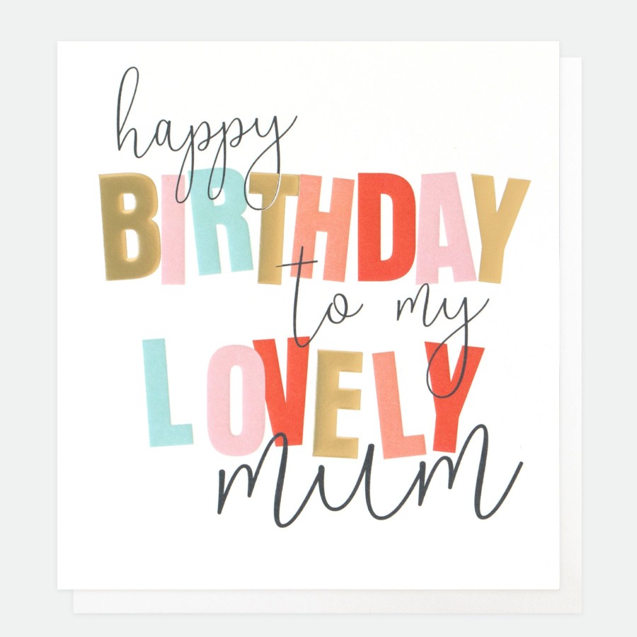 Wholesale Caroline Gardner Lovely Birthday Card For Mum