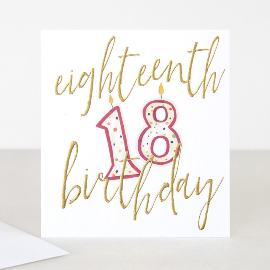 Online Caroline Gardner Candles 18Th Birthday Card