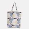 Online ONE HUNDRED STARS Mauve Deco Daisy Canvas Bag