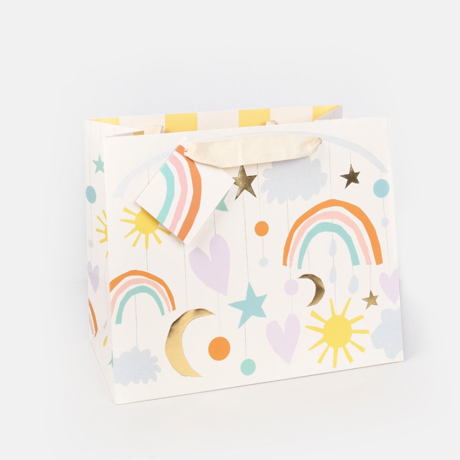 Online Caroline Gardner Baby Rainbow Mobile Landscape Gift Bag