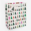 Hot CAROLINE GARDNER Colourful Trees Large Christmas Gift Bag