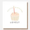 Online Caroline Gardner Lovely Cupcake Happy Birthday Card