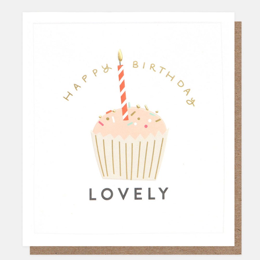 Online Caroline Gardner Lovely Cupcake Happy Birthday Card