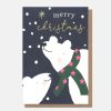 New CAROLINE GARDNER Polar Beers Small Christmas Card Pack Of 10