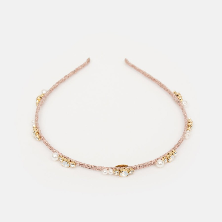 Online PARKSIDE Pale Pink Crystal Headband