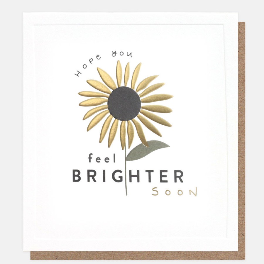 Wholesale CAROLINE GARDNER Sunflower Get Well Soon Card