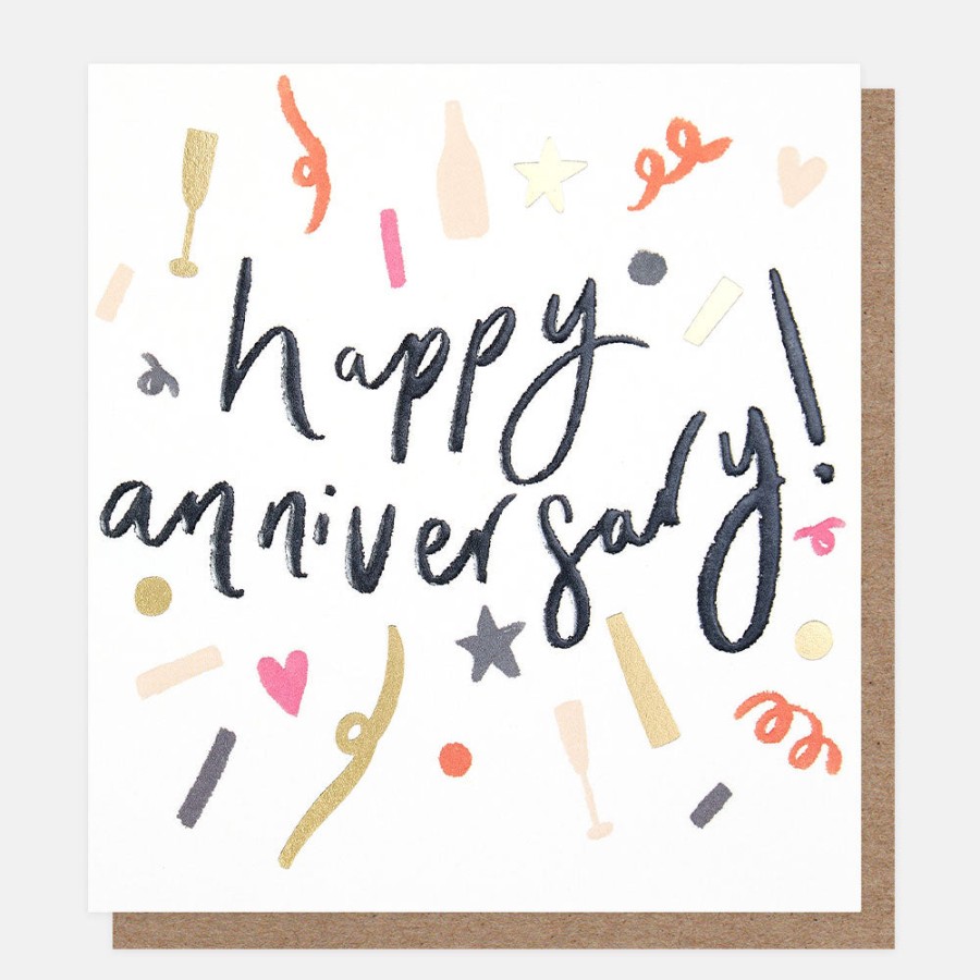 Best Caroline Gardner Confetti Happy Anniversary Card