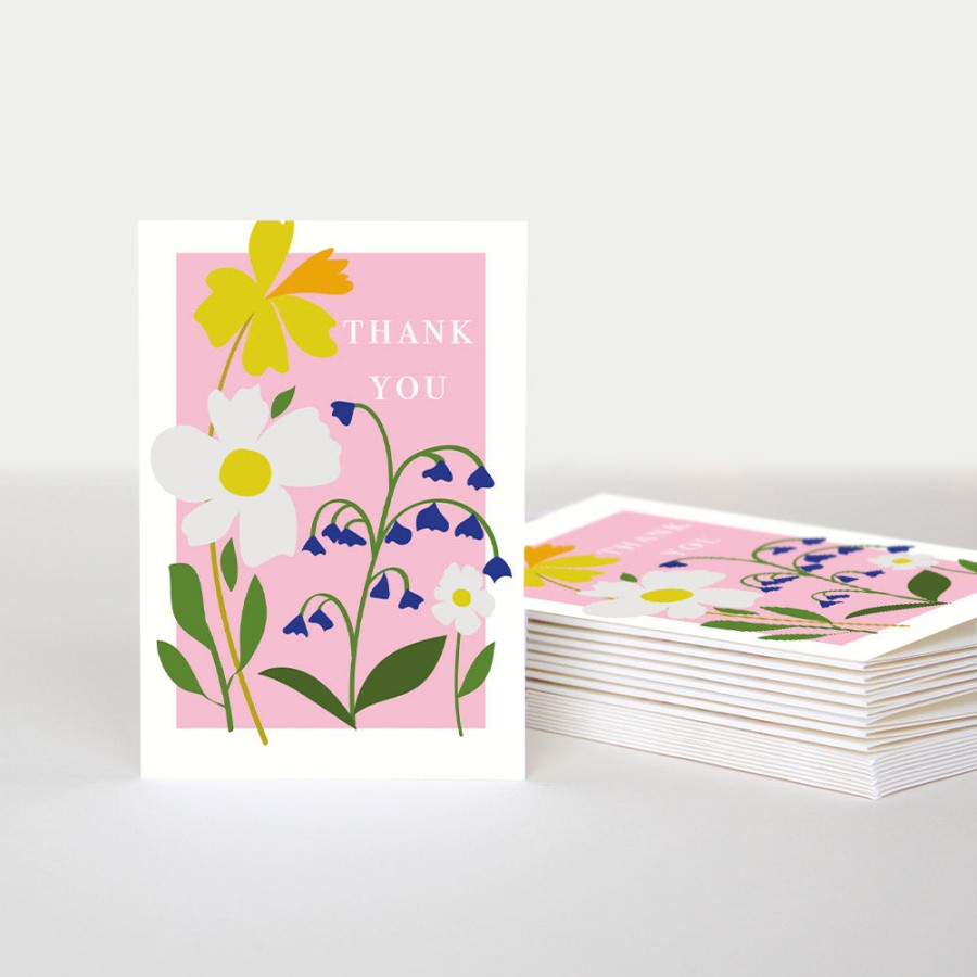 Hot Caroline Gardner Flowers Thank You Notecards Pack Of 10