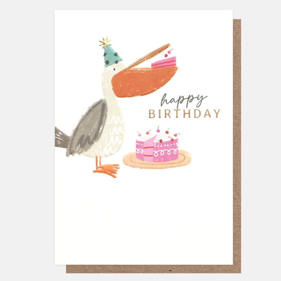 Wholesale Caroline Gardner Pelican Birthday Card