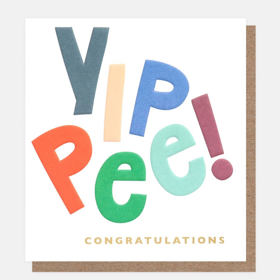 New Caroline Gardner Text Yippee Congratulations Card