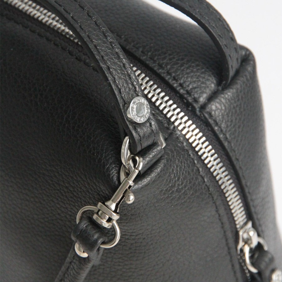 Wholesale GIANNI Black Leather Large Alifa Bag