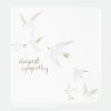 Clearance Caroline Gardner Birds Deepest Sympathy Card