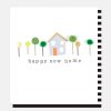 Online CAROLINE GARDNER Pom Pom Trees New Home Card