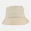 New FERRUCCIO VECCHI Light Beige Cotton Bucket Hat