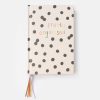 Online CAROLINE GARDNER Mono Spot 'Pretty Organised' Multi Ribbon Hardback Notebook