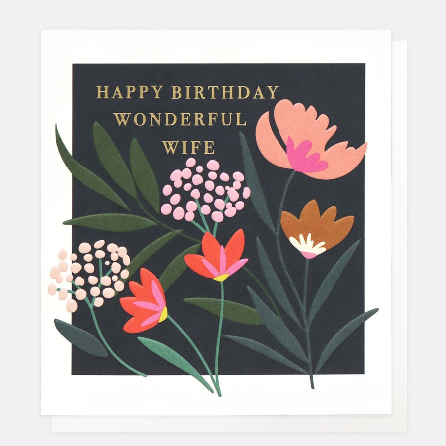 Wholesale Caroline Gardner Wonderful Wife Birthday Card For Wife